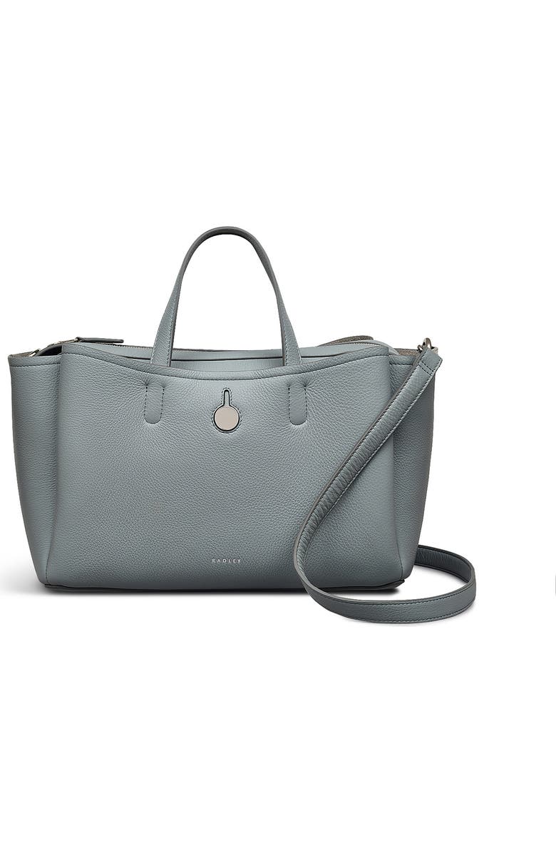 Radley Bathurst Mews Medium Ziptop Satchel Bag, Main, color, Artichoke