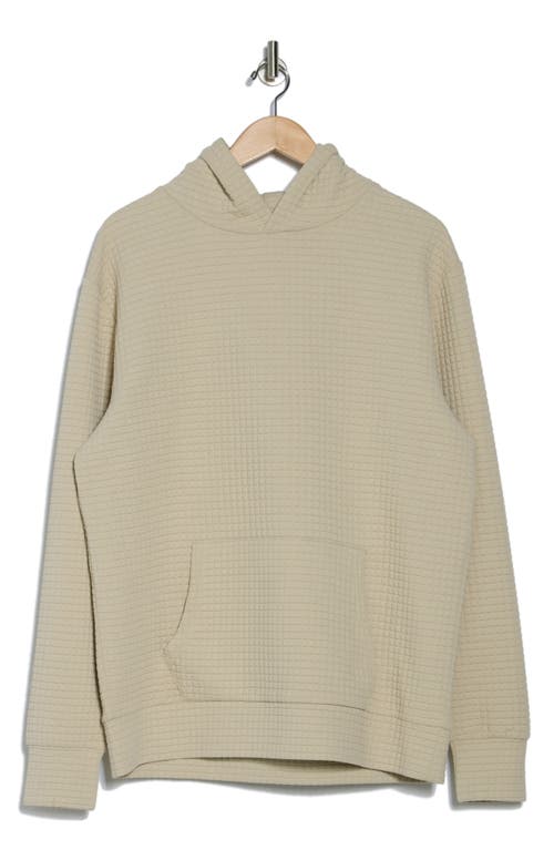 Fleece Factory Cube Quilted Hoodie In Ivory