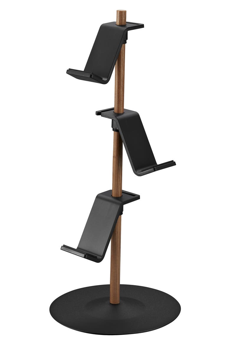3-Tier Controller Stand, Alternate, color, BLACK