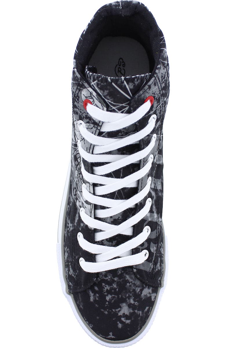 Ed Hardy Graphic High Top Sneaker, Alternate, color,