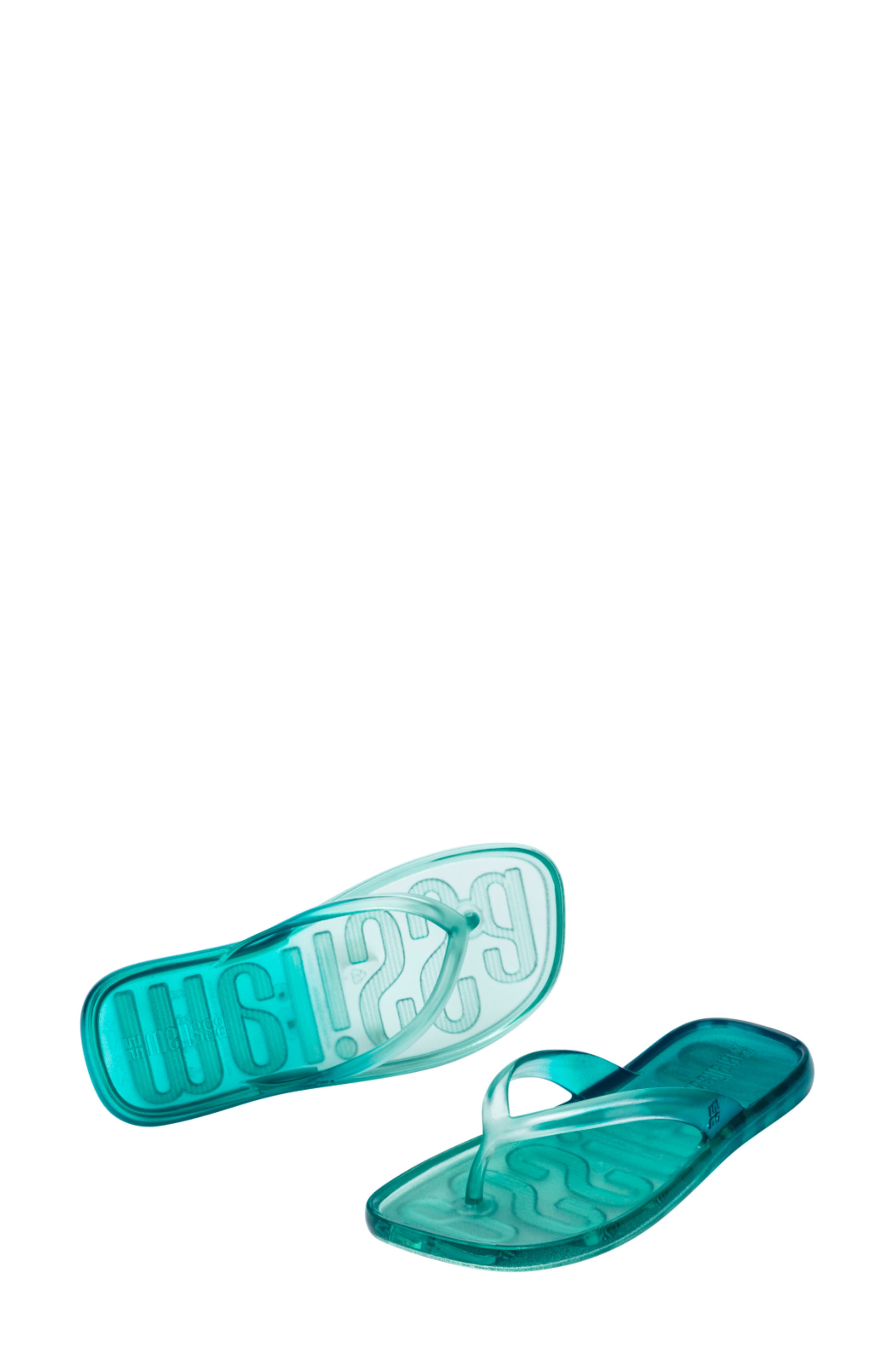 Ombré Flip Flop, Alternate, color, GREEN/ BLUE