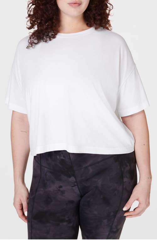 Sweaty Betty Essential Crewneck T-shirt In White