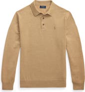 Polo Ralph Lauren Long Sleeve Wool Polo Sweater
