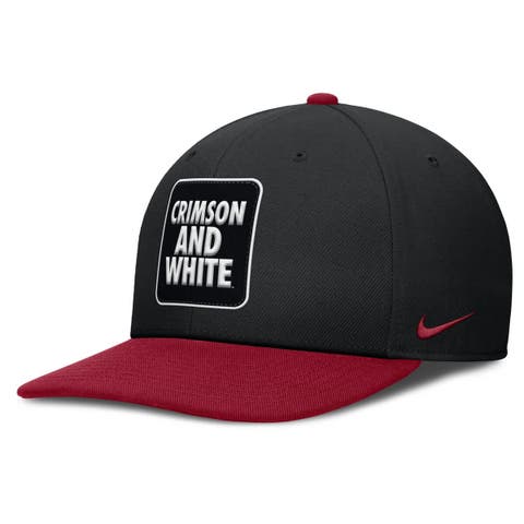 Men's Nike Black/Crimson Alabama Crimson Tide 2025 Sideline Campus Pro Local Snapback Hat