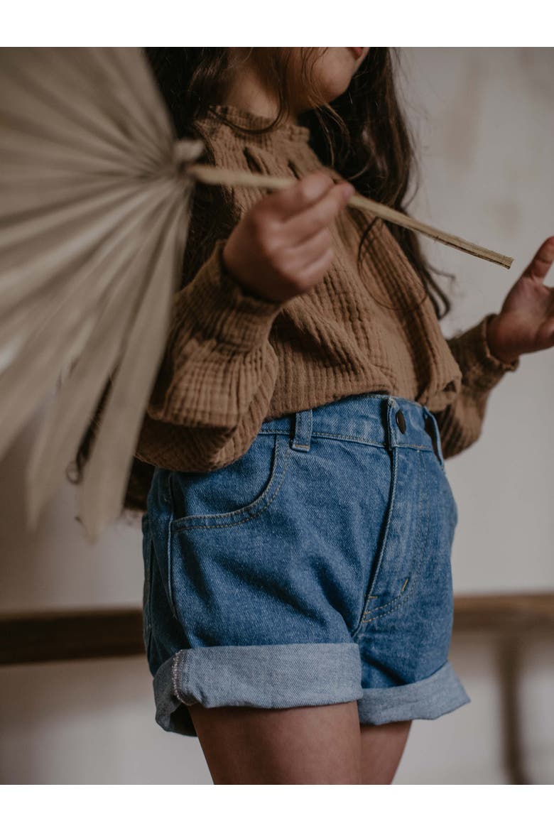 The Denim Short Kids, Alternate, color, light denim