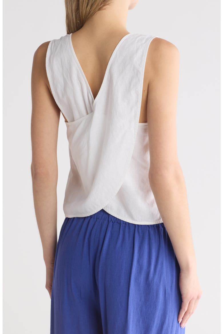 Irene Linen Blend Top, Alternate, color, EYELET WHITE