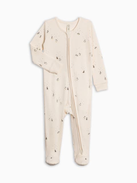 Organic Holiday Peyton Zipper Sleeper (Baby)