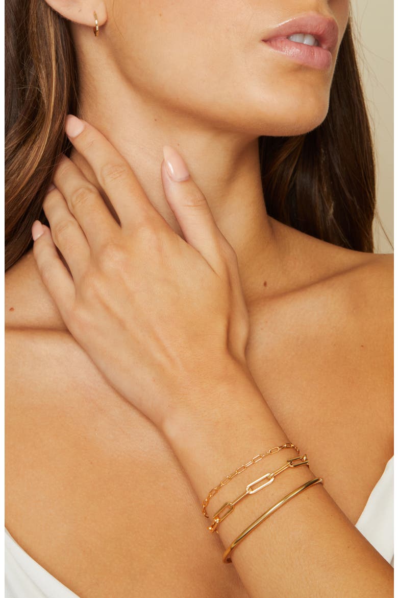 Cuff Bracelet, Alternate, color, GOLD-FILLED
