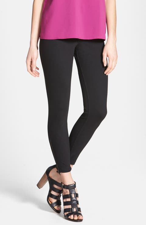 Ankle Zip Skimmer Leggings