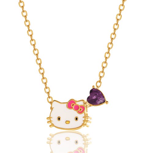 Sallyrose Heart Birthstone Charm Necklace In Multi