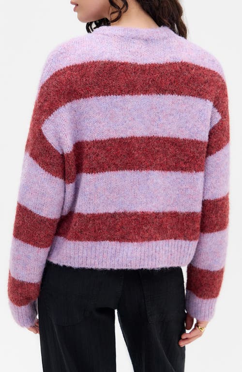 Bdg Urban Outfitters Dakota Stripe Cardigan In Pink