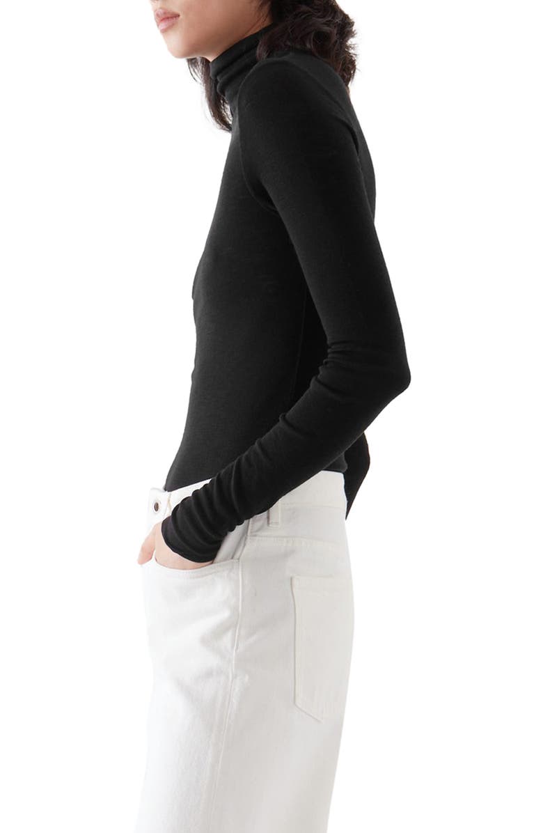 COS Merino Wool Turtleneck Sweater, Alternate, color, 