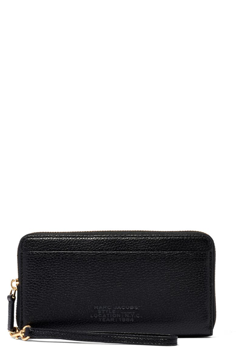 Marc Jacobs The Continental Leather Wristlet, Main, color,