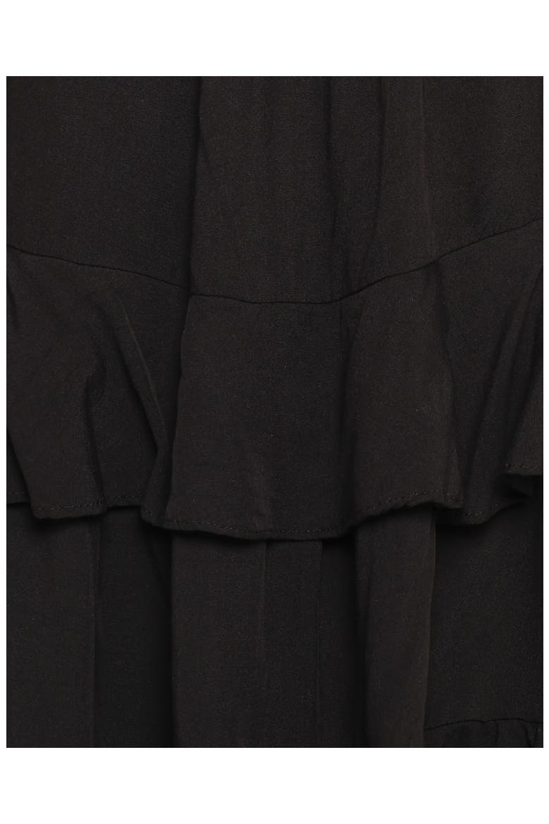 Mylo Tiered Minidress, Alternate, color, BLACK