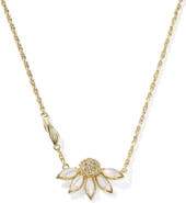 Kendra Scott Anya Pavé Flower Pendant