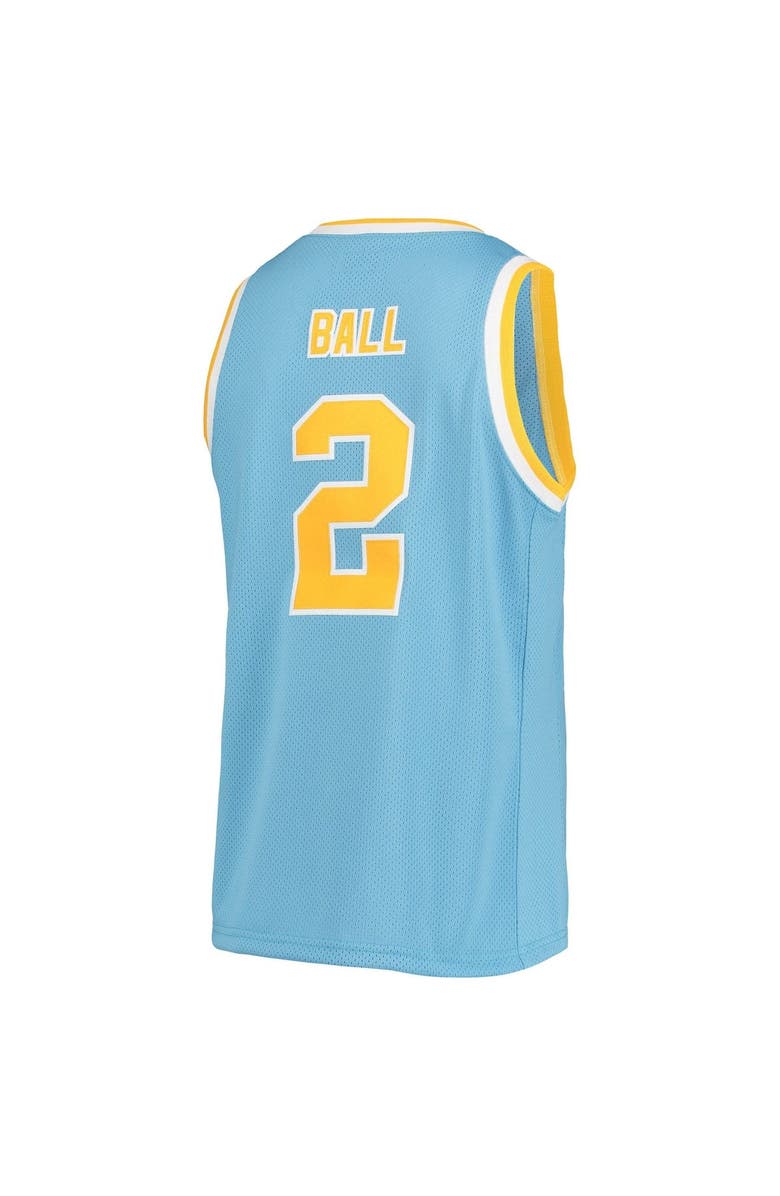 Retro Brand Men's Original Retro Brand Lonzo Ball Blue UCLA Bruins Alumni Basketball Jersey, Alternate, color,