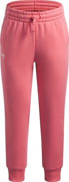 Under Armour Kids' Rival Fleece Cotton Blend Joggers