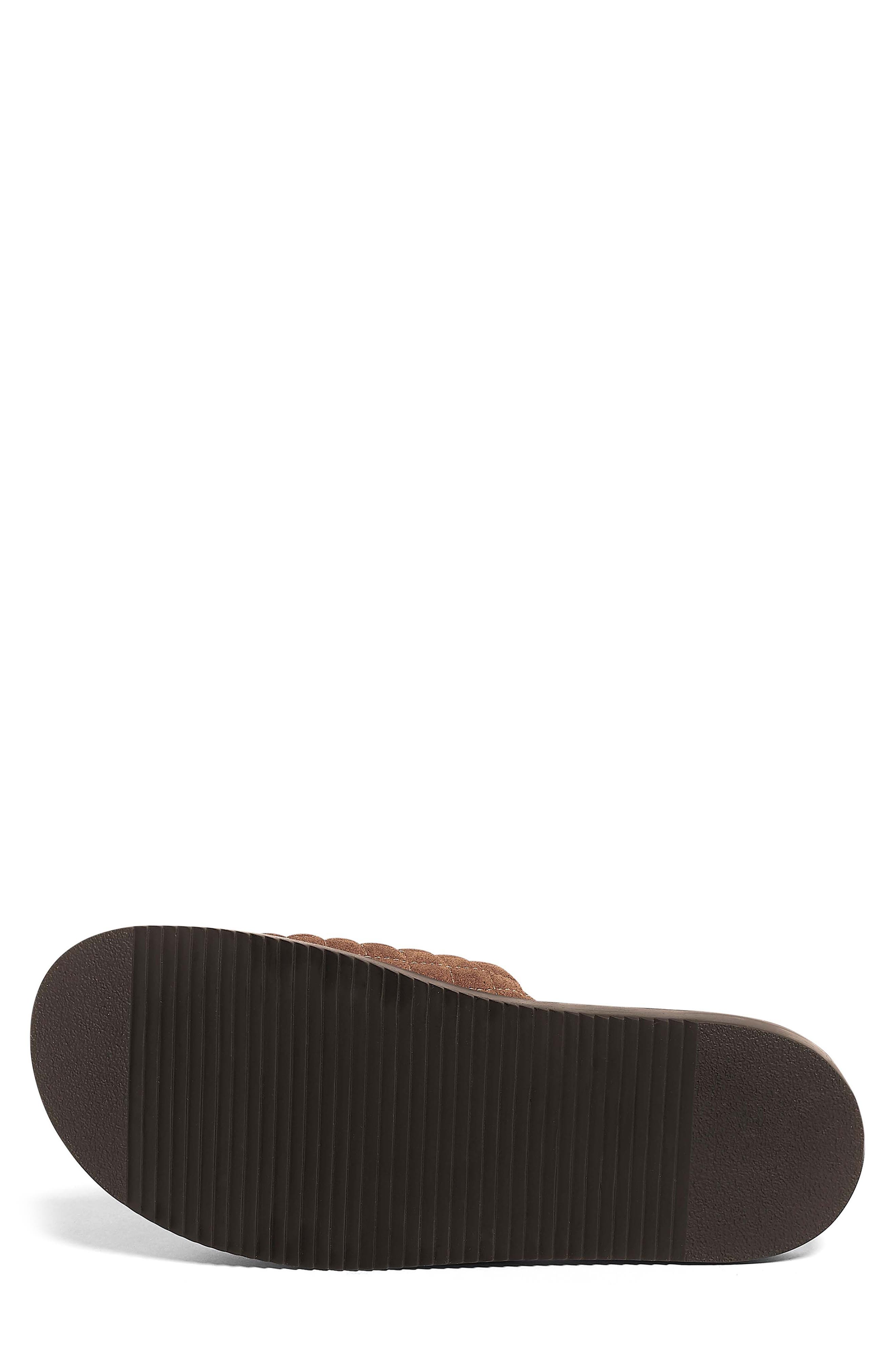 Miami Slide Sandal, Alternate, color, BROWN