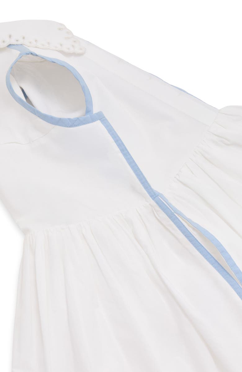 Reiss Kids' Odella Sleeveless Cotton Dress, Alternate, color, White