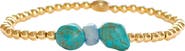 MARLYN SCHIFF Gemma Turquoise Bead Bracelet