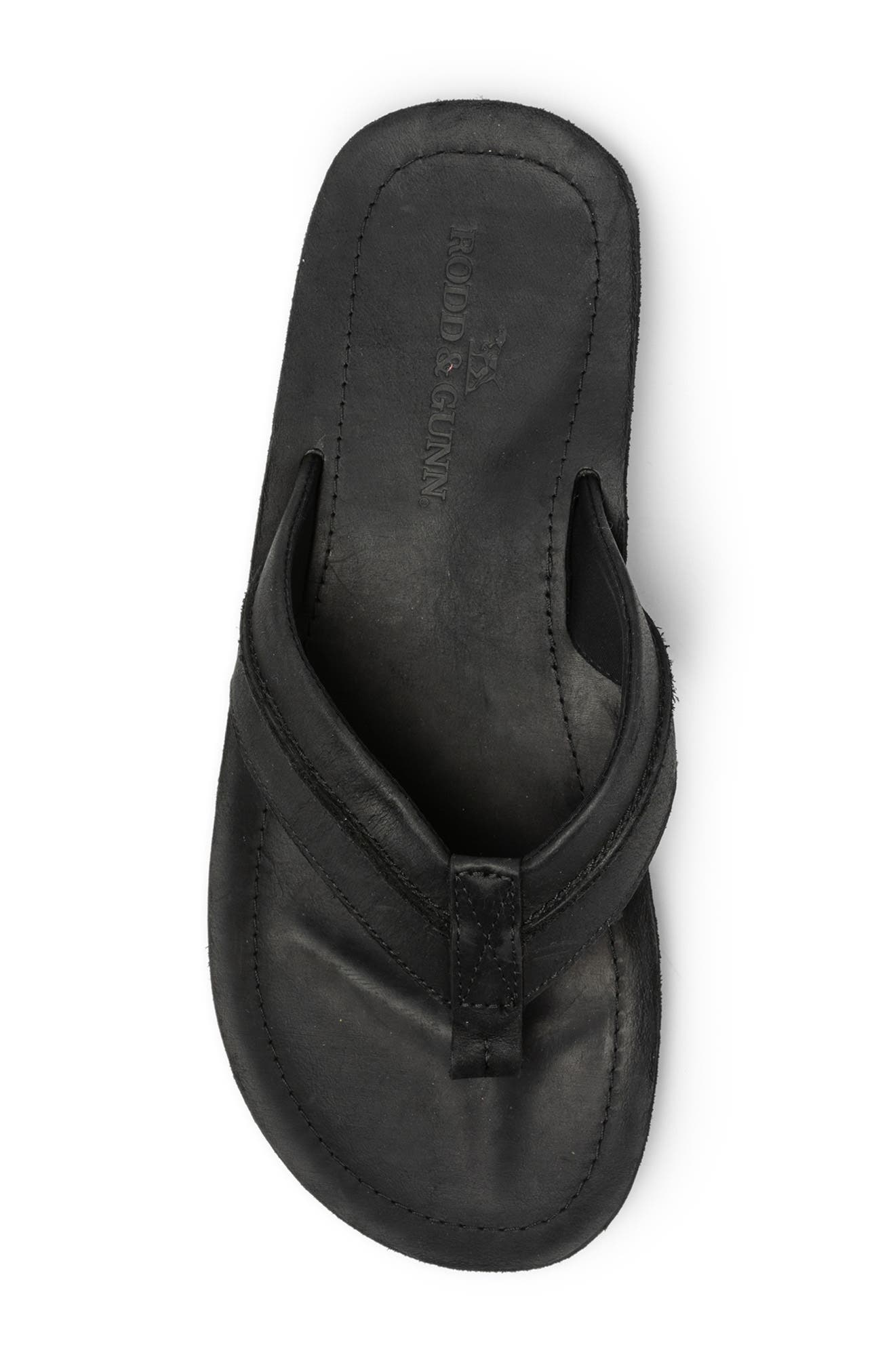 Piha Flip Flop, Alternate, color, BLACK