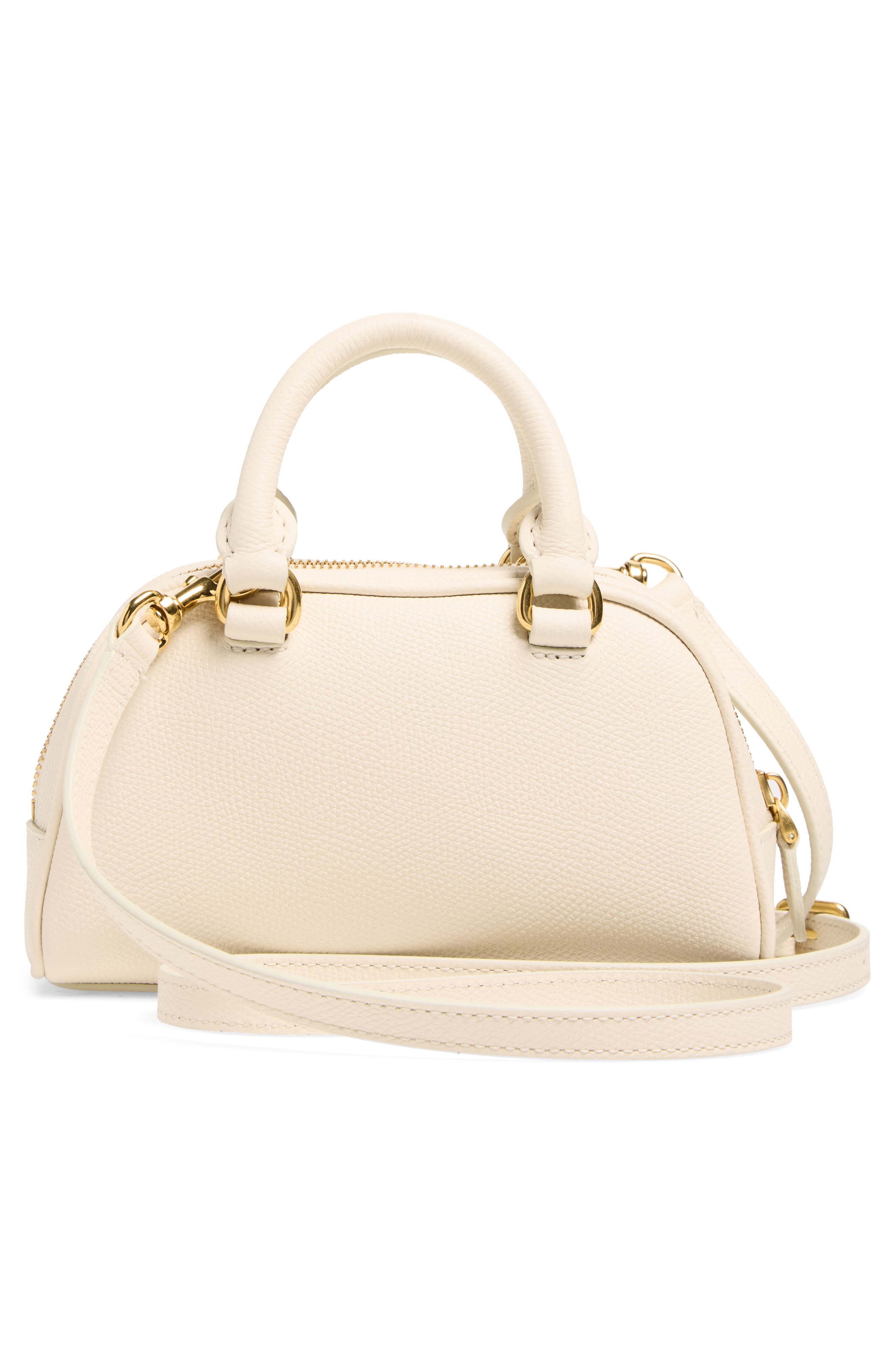 Mini Dome VLOGO Signature Top Handle Bag, Alternate, color, LIGHT IVORY