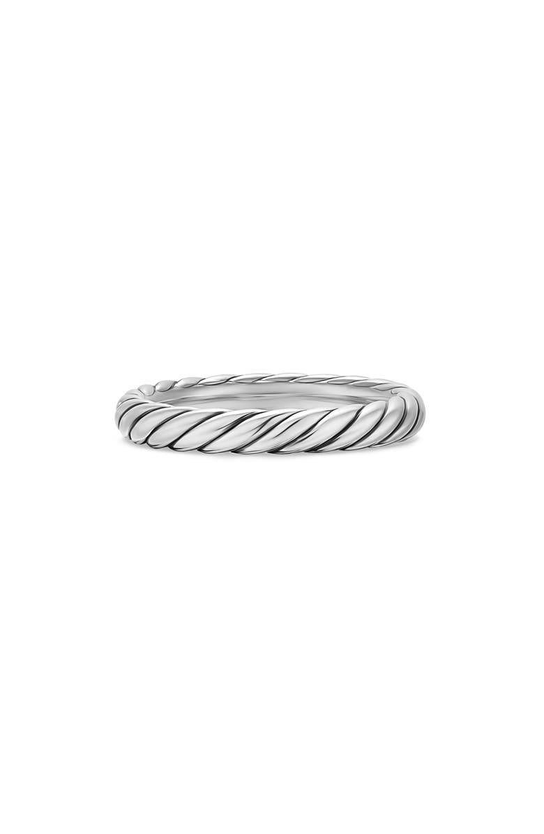 David Yurman Cable Band Ring in Sterling Silver, Main, color, Sterling Silver