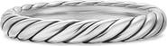 David Yurman Cable Band Ring in Sterling Silver