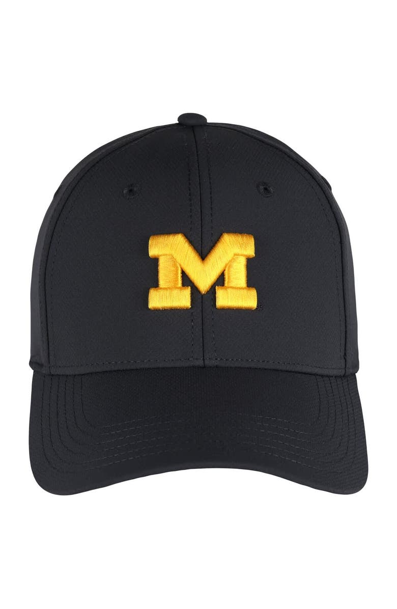 AHEAD Men's Ahead  Graphite Michigan Wolverines Stratus AeroSphere Adjustable Hat, Main, color, Graphite