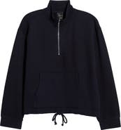 LESET Jamie Cotton Quarter Zip Pullover