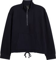 LESET Jamie Cotton Quarter Zip Pullover
