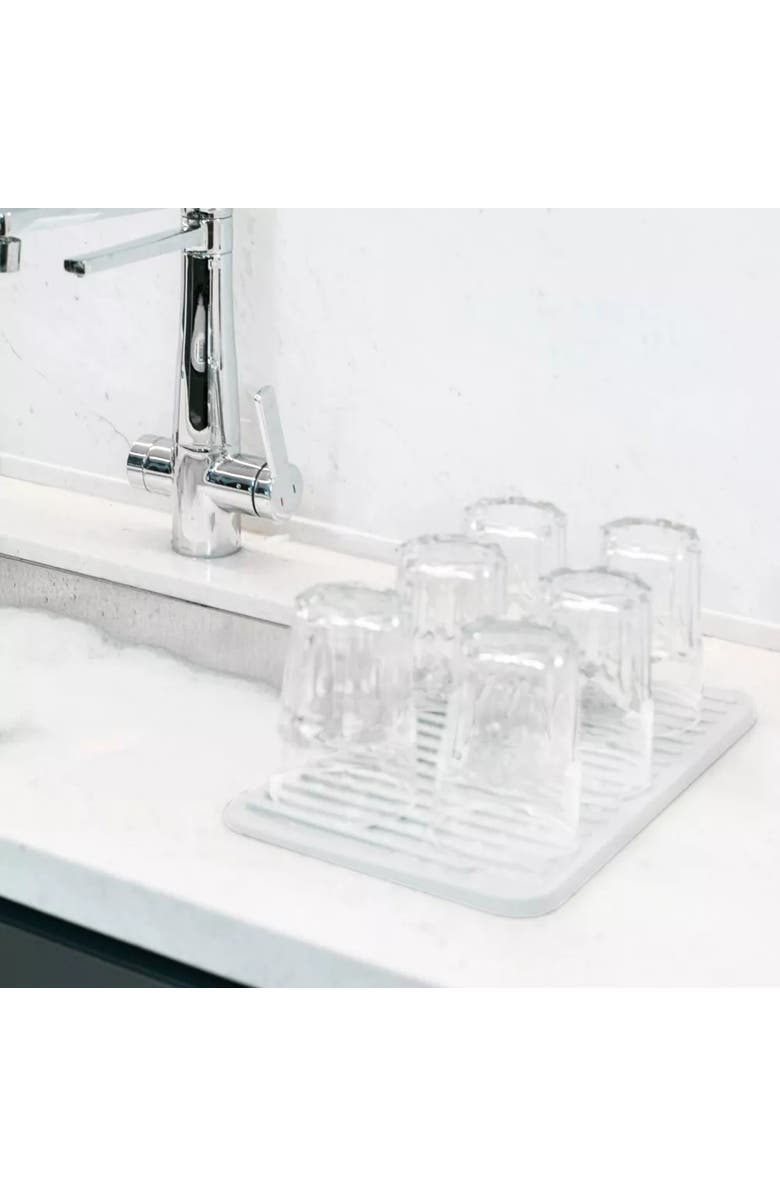 OU Durable Heat Resistant Nonslip Kitchen Glasses Drying Mat, Alternate, color, 