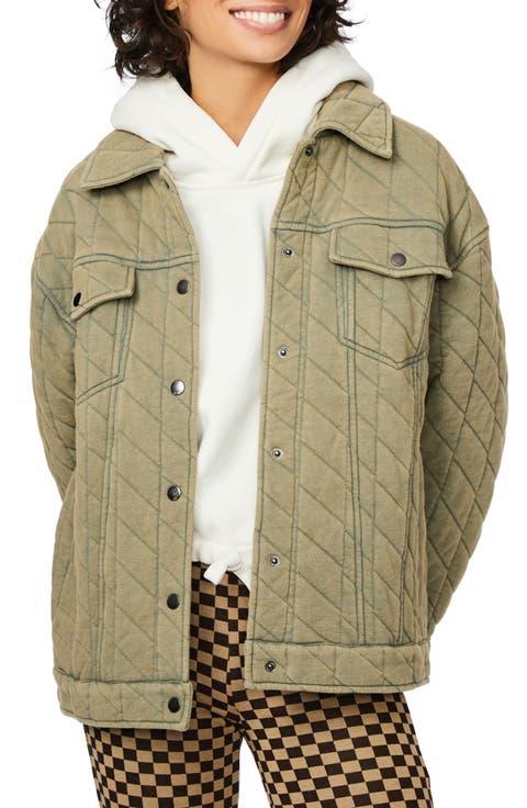 Oversize Quilted Boyfriend Jacket