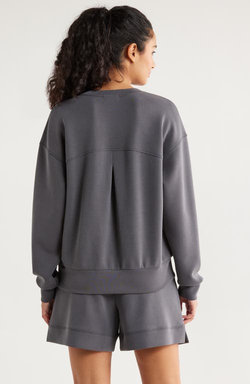 Zella Boxy Ultrasoft Scuba Knit Sweatshirt