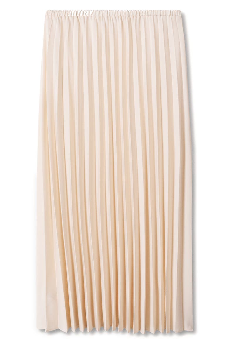 Pleated Maxi Skirt, Alternate, color, LIGHT BEIGE