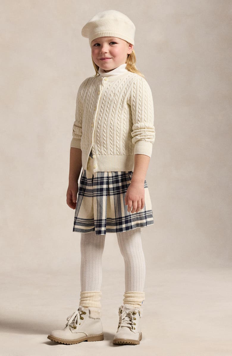 Polo Ralph Lauren Kids' Mini Cable Stitch Sweater, Alternate, color, Clubhouse Cream