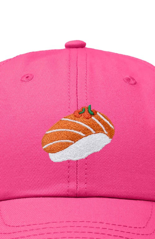 DALIX DALIX SALMON SUSHI EMBROIDERED DAD CAP