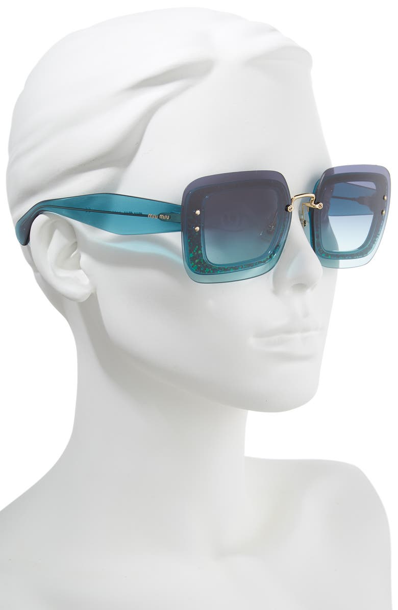 Miu Miu 67mm Square Sunglasses, Alternate, color,