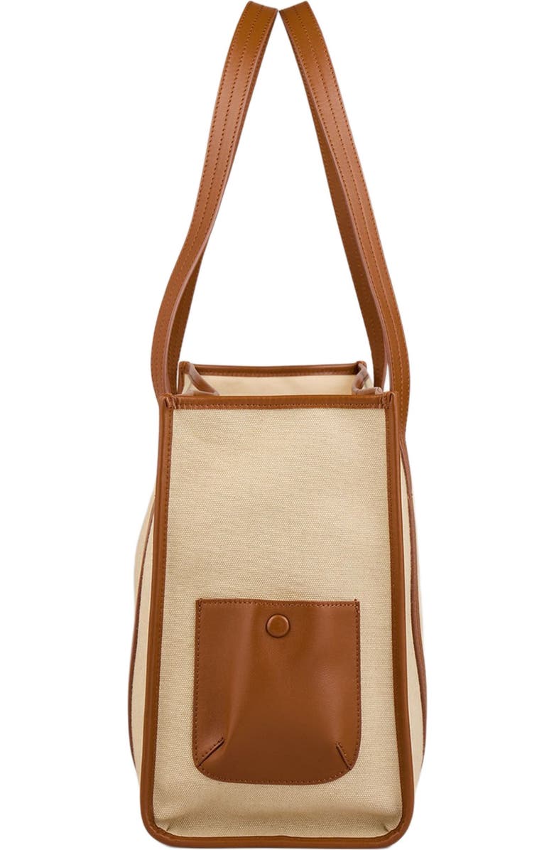 SANDRO Canvas tote bag, Alternate, color,