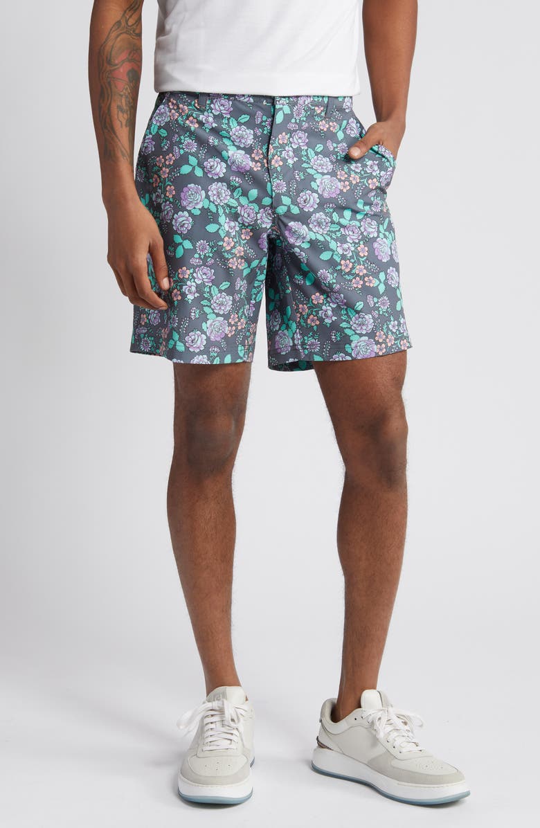 Swannies Chandler Floral Print Golf Shorts, Main, color,