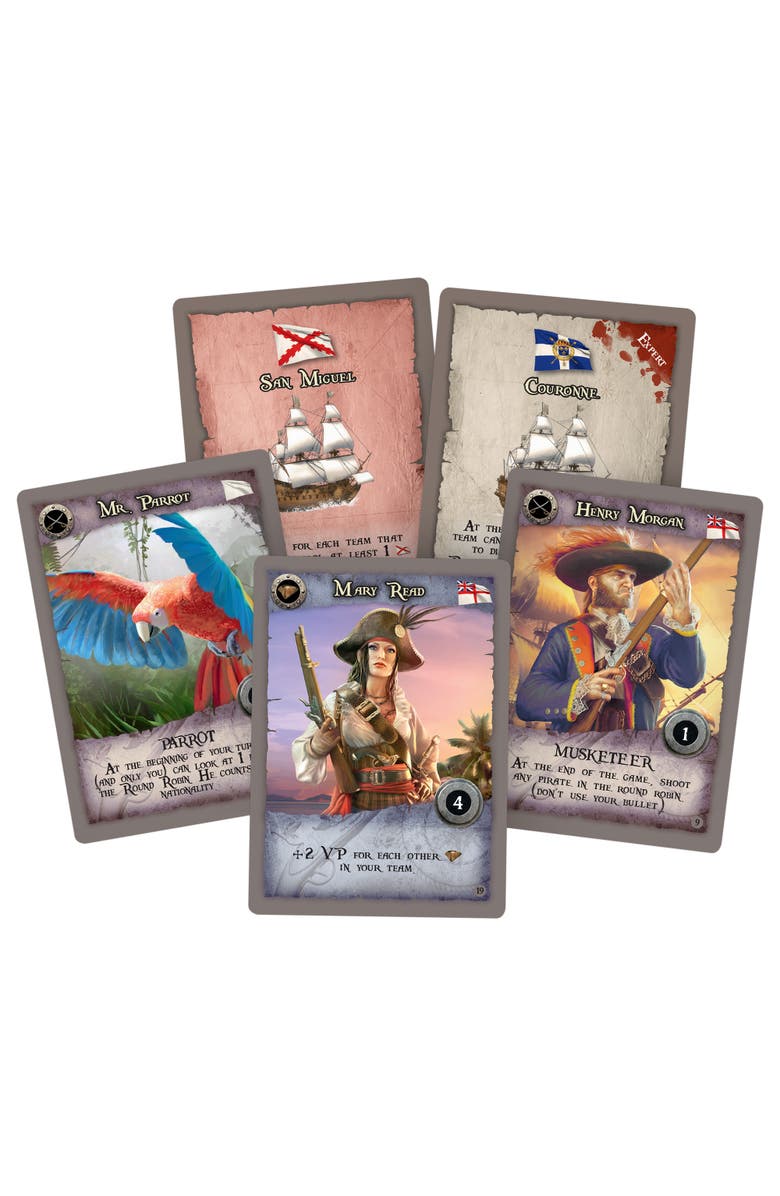 ASMODEE 15 Men Strategy Board Game  A Game Of Mutiny On A Pirate Vessel, Alternate, color, Multicolored