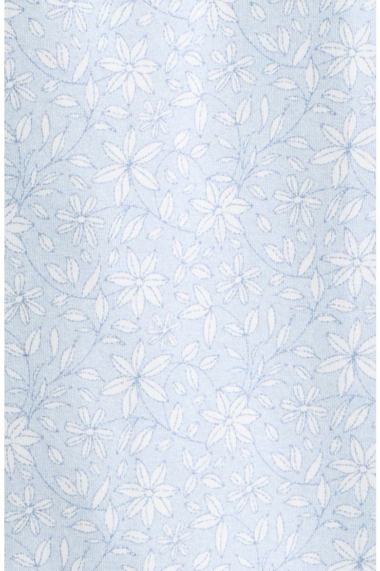James OoohCotton® Floral Print Button-Up Shirt, Alternate, color, HAZY BLUE