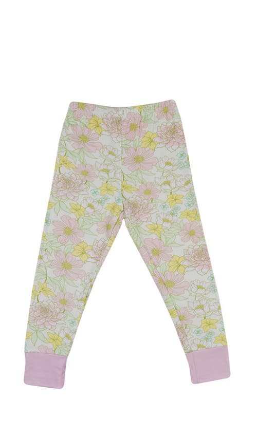 Everly Grey Emerson Fitted Long Sleeve 2-piece Pajamas In Green
