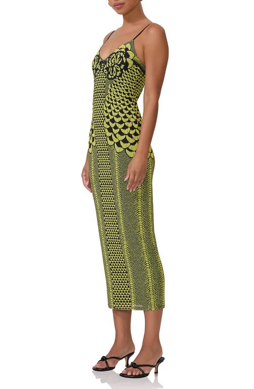 AFRM AFRM AMINA MESH MIDI SLIPDRESS