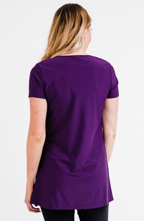 Calypsa Anna Swim Tunic In Purple