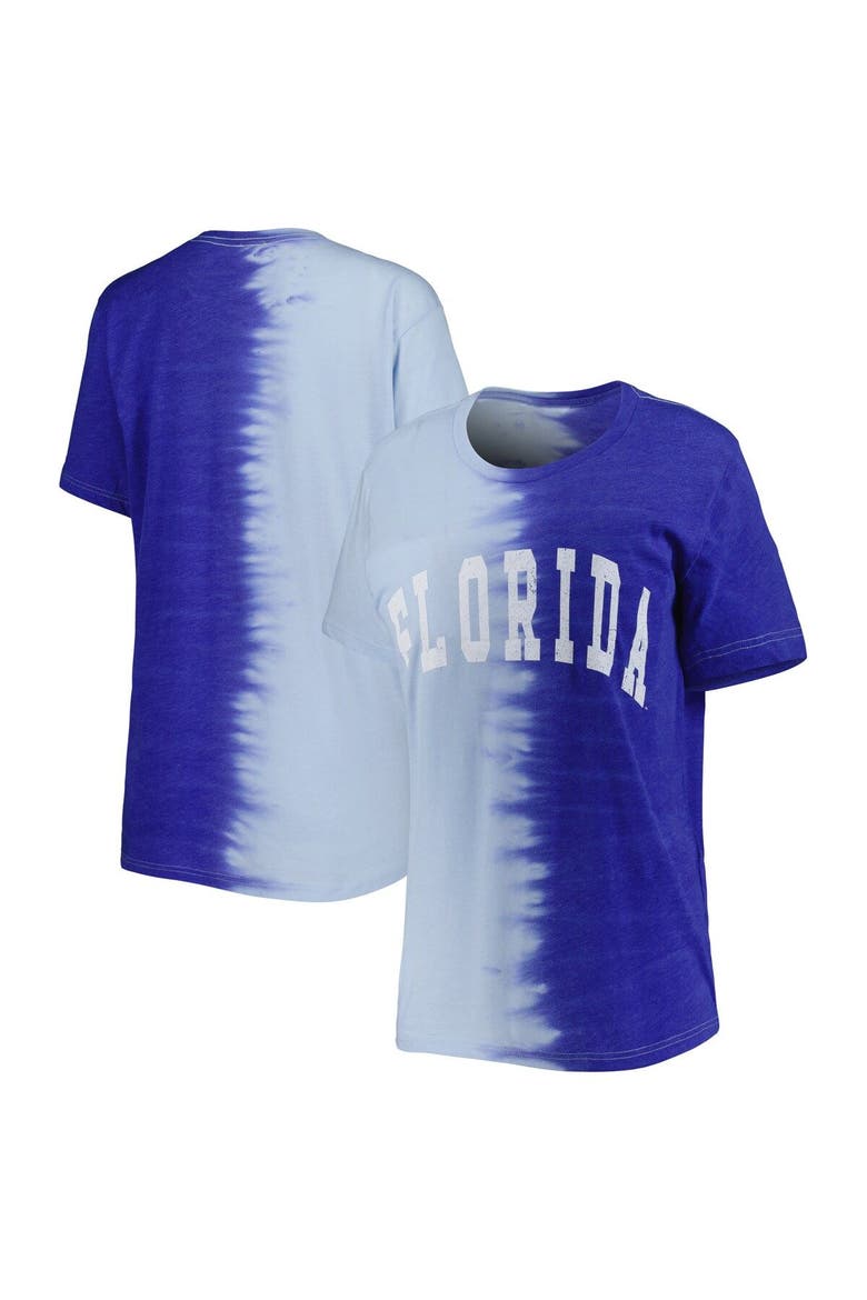 Women's Gameday Couture Royal Florida Gators Find Your Groove Split-Dye T-Shirt, Main, color, Royal