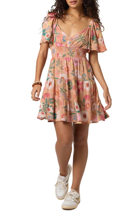 Layken Camella Floral Tiered Minidress
