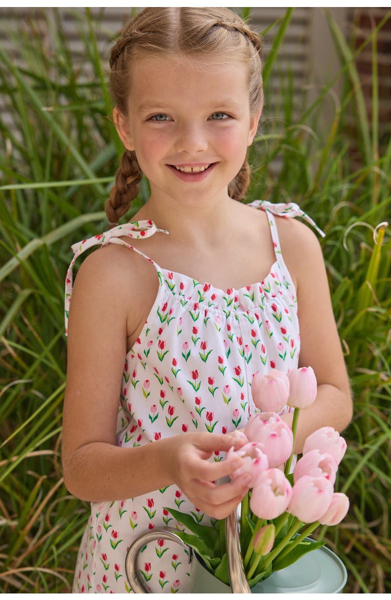 Little English Kids' Mimi Romper, Alternate, color, Tulip Valley