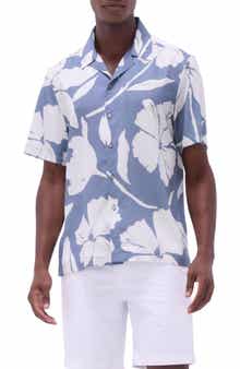 Bugatchi Jackson Floral Lyocell Camp Shirt