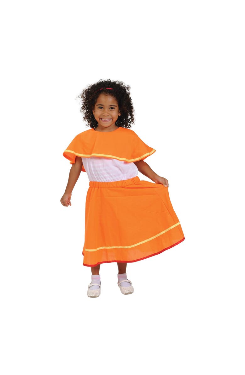 Kaplan Early Learning Company Festive Multiethnic Mexican Huipil Girl Garment, Alternate, color, 